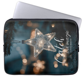 Capa Para Notebook Pegue a Estrela Mágica de Natal