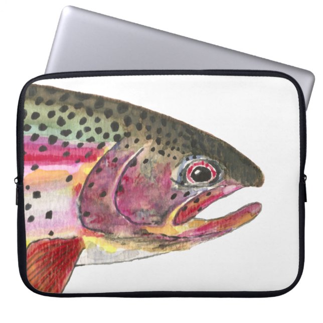 Capa Para Notebook Peixe-Arco-Íris (Frente)