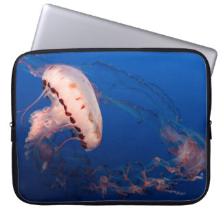CAPA PARA NOTEBOOK PEIXE BRANCO E LARANJA