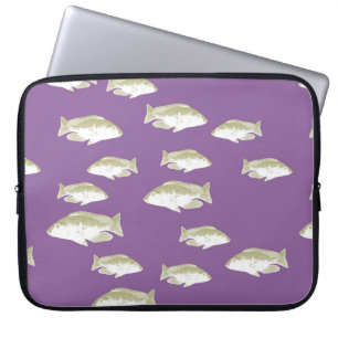 Capa Para Notebook Peixe em roxo