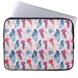 Capa Para Notebook Peixes de gelatina coloridos