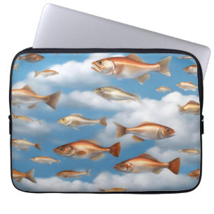 Capa Para Notebook Peixes em Choque