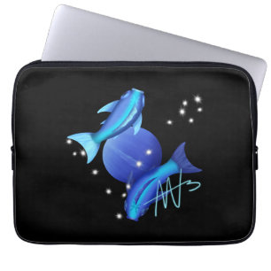 Capa Para Notebook Peixes Starry Neptune Zodiac