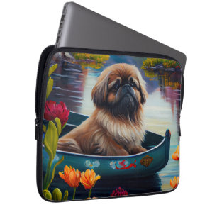 Capa Para Notebook Pekingese em um remo: uma aventura cética