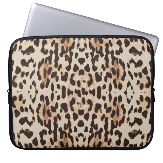 Capa Para Notebook Pele-leopardo de padrão (Frente)