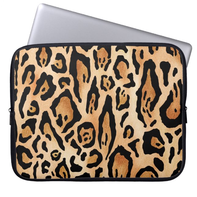 Capa Para Notebook Pele-Leopardo: Padrão Sem-Olho Eterno (Frente)