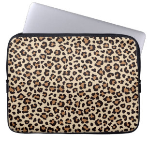 Capa Para Notebook Pele-Pele-Leopardo Padrão