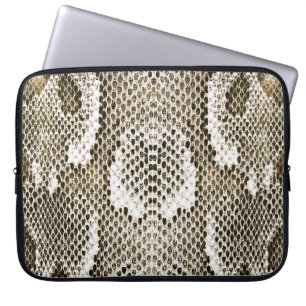 Capa Para Notebook Pele Python: Design de padrão animal