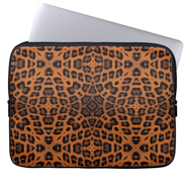 Capa Para Notebook Peles-leopardo de arte (Frente)