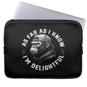 Capa Para Notebook Pelo que eu sei, sou um macaco engraçado
