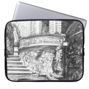Capa Para Notebook Pêncilart Monocromo Preto e Branco