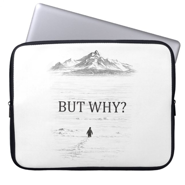 Capa Para Notebook Penguin But Why Mountains  (Frente)