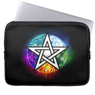 Capa Para Notebook Pentagrama do Wiccan