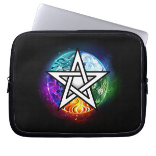 Capa Para Notebook Pentagrama do Wiccan