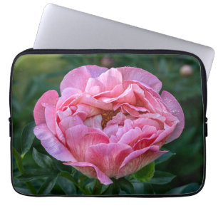 Capa Para Notebook Peony, Fotografia da Flor Rosa