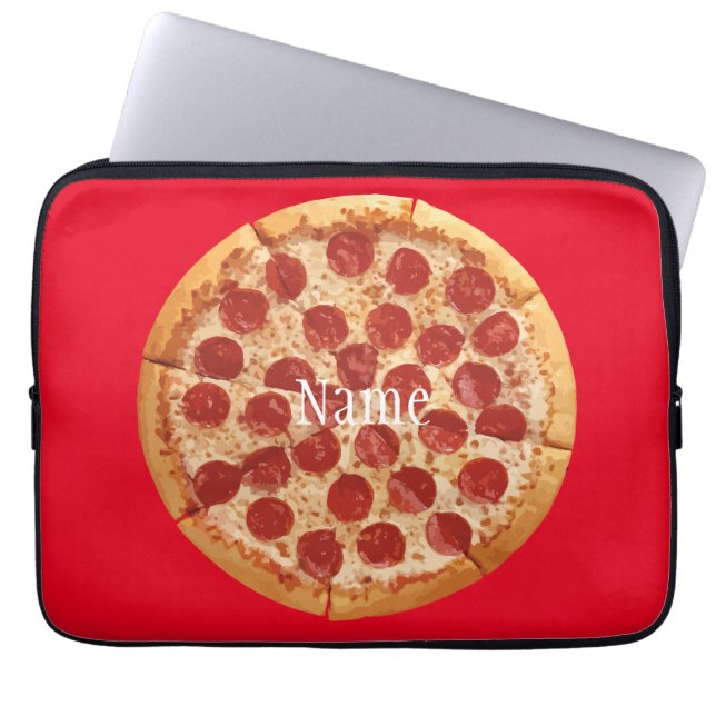 Capa Para Notebook Pepperoni Pizza Thunder_Cove (Frente)