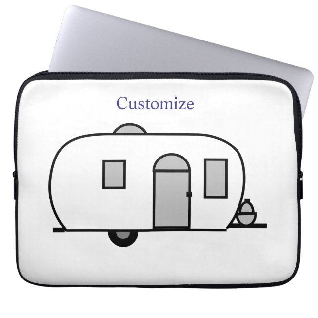 Capa Para Notebook Pequena caravana cigana ferida (Frente)