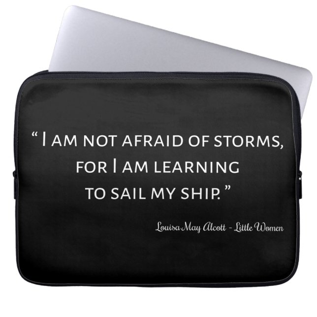 Capa Para Notebook Pequenas mulheres, citando I - Estilo clássico (Frente)