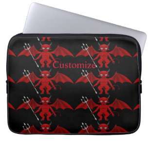 Capa Para Notebook Pequeno Diabo Vermelho Thunder_Cove