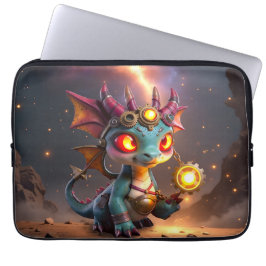 Capa Para Notebook Pequeno Dragão, Muita Energia – O Relógio de Brasa
