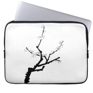 Capa Para Notebook Pequeno galho com flores