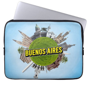 Capa Para Notebook Pequeno planeta minúsculo marco arquiteto Buenos A