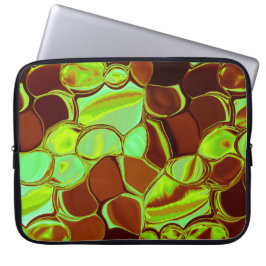 Capa Para Notebook Percepção metálica esverdeada e acastanhada