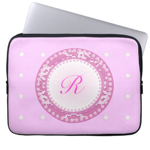 Capa Para Notebook Pérolas cor-de-rosa