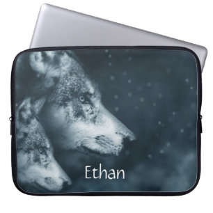Capa Para Notebook Personalização de Espírito de Lobo
