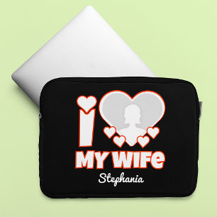 Capa Para Notebook Personalizado Amo Minha Esposa - Adicionar Nome e