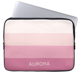Capa Para Notebook Personalizado de Gradiente Motivacional com Nome -