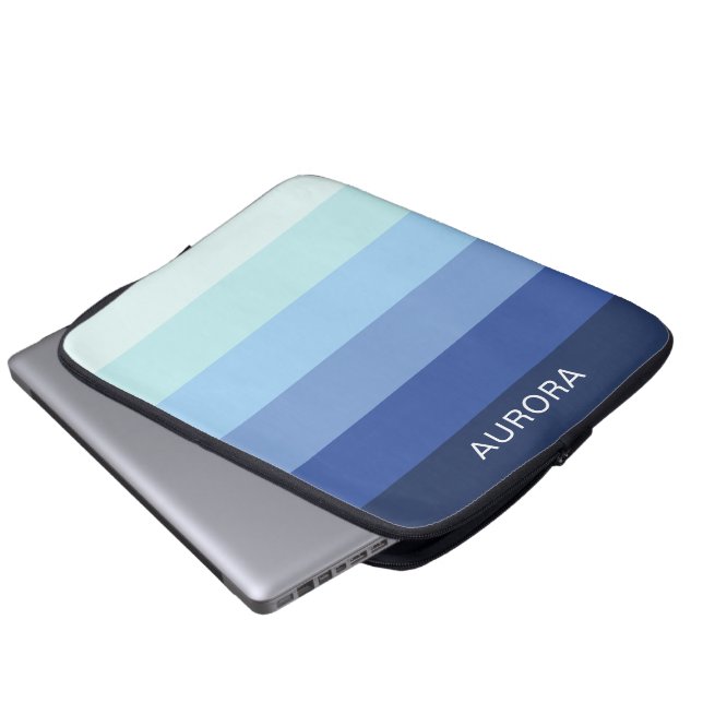 Capa Para Notebook Personalizado de Gradiente Motivacional com Nome - (Frente Inferior)