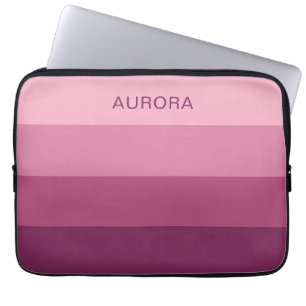 Capa Para Notebook Personalizado de Gradiente Motivacional com Nome -