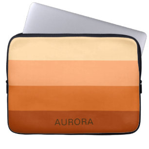 Capa Para Notebook Personalizado de Gradiente Motivacional com Nome -