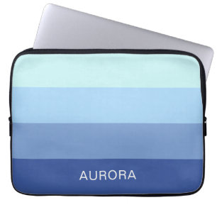Capa Para Notebook Personalizado de Gradiente Motivacional com Nome -