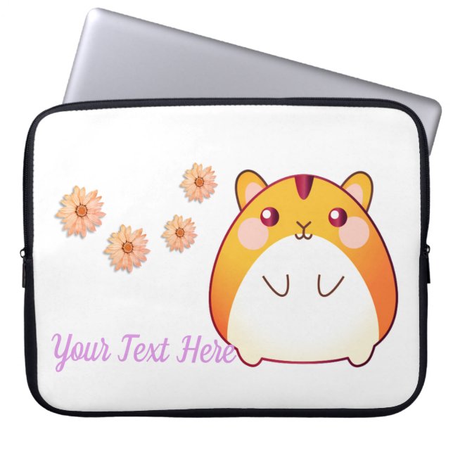 Capa Para Notebook Personalizado de Hamster Kawaii Cute (Frente)