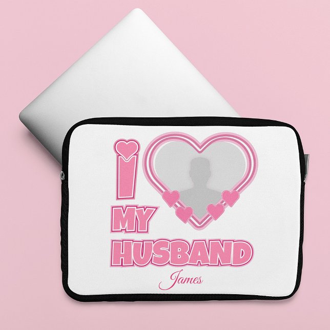 Capa Para Notebook Personalizado Eu Amo Meu Marido – Adicionar Foto e (Criador carregado)