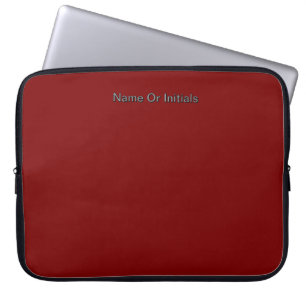 Capa Para Notebook Personalizar Com Nome Dk Vermelho