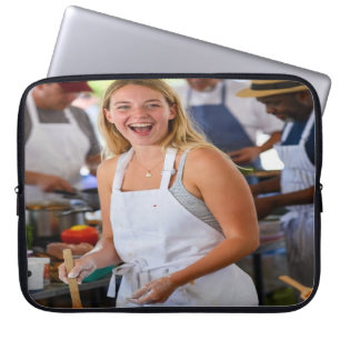 Capa Para Notebook Personalizar Foto da Competição Culinária da Feira