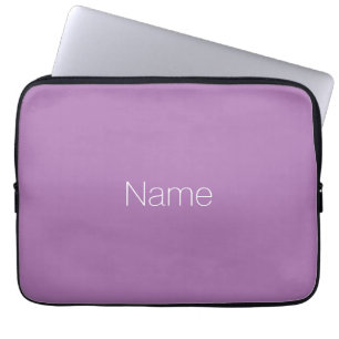 Capa Para Notebook Personalizar nome ou lavanda de texto elegante