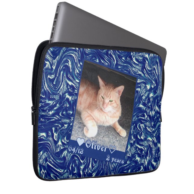 Capa Para Notebook Personalizar o animal de estimação do fotograma fo (Frente Esquerda)