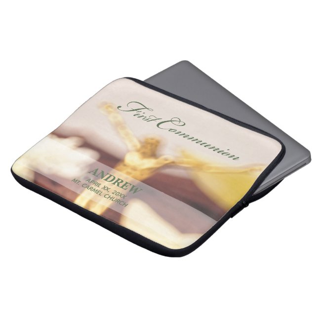 Capa Para Notebook Personalizar, Primeiro Parabéns Comunitários (Frente Topo)