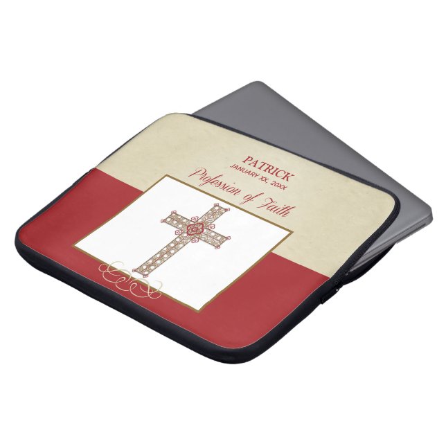 Capa Para Notebook Personalizar, RCIA Bênçãos sobre a Profissão de Fé (Frente Topo)