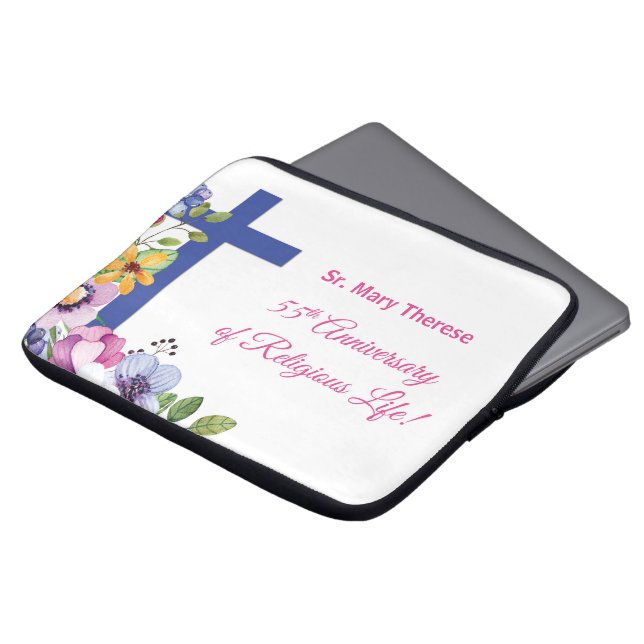 Capa Para Notebook Personalize, 55º Aniversário de Vida Religiosa de  (Frente Topo)