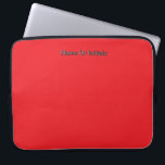 Capa Para Notebook Personalize With Name Initials Red<br><div class="desc">Style: Neoprene Laptop Sleeve 15 inch Protect your laptop with a custom laptop sleeve. Made with 100% neoprene, these lightweight and water resistant sleeves look great with your photos, text, or designs. Great for travel or just day-to-day use, custom laptop sleeves come in three sizes to fit your device and...</div>
