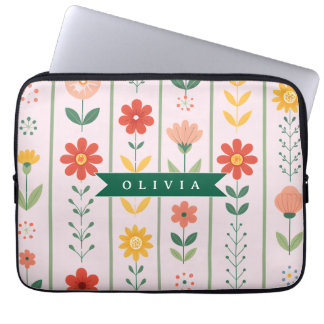 Capa Para Notebook Personalized folk scandinavian floral pattern