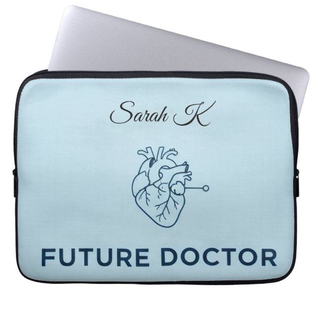 Capa Para Notebook Personalized Future Doctor Heart Anatomy Laptop Sl (Frente)