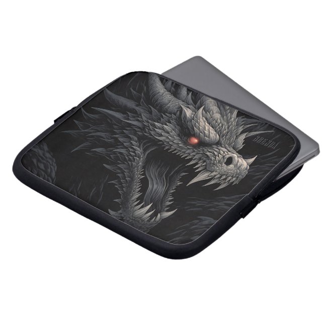 Capa Para Notebook Personalized Gothic Dragon Head (Frente Topo)