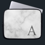 Capa Para Notebook Personalized Monogram and Name Laptop Sleeve<br><div class="desc">Personalized Monogram and Name Gifts
featuring personalized monogram and name in classic serif font style.</div>