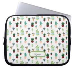 Capa Para Notebook Personalized Succulent Cacti laptop sleeve